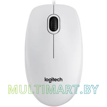 Мышь Logitech B100 (белый)